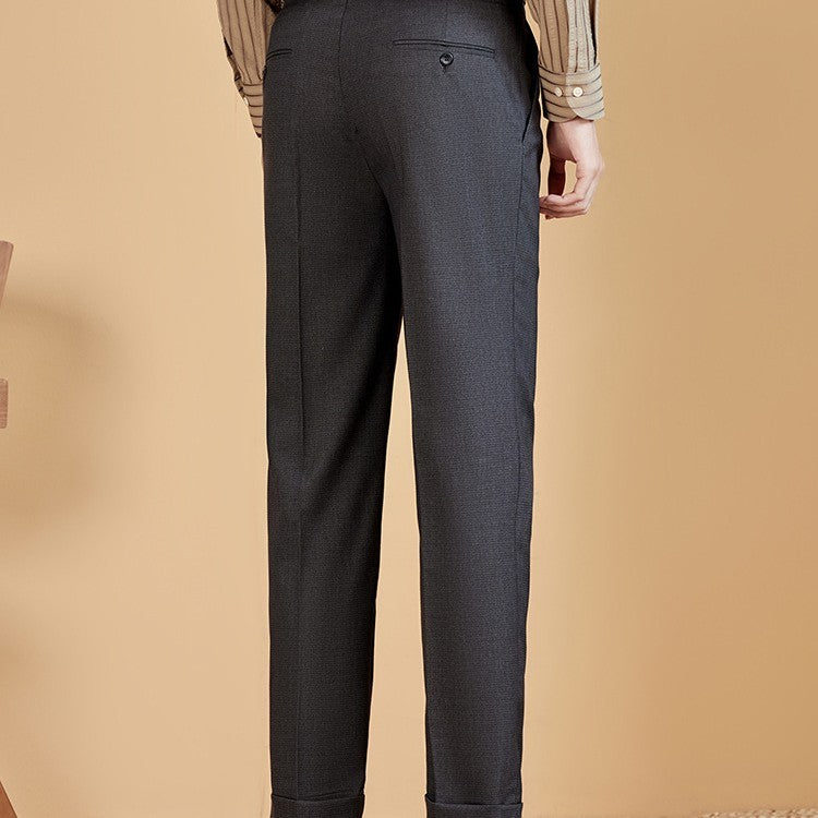 Straight-leg Suit Pants