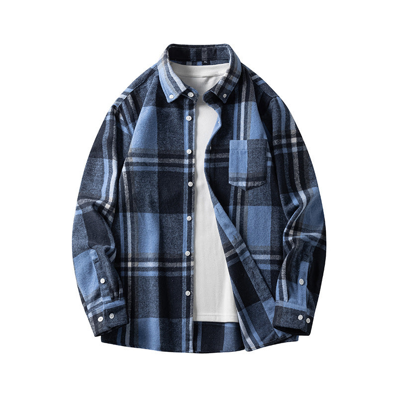 Long-sleeved Casual Coat Shirt For Men