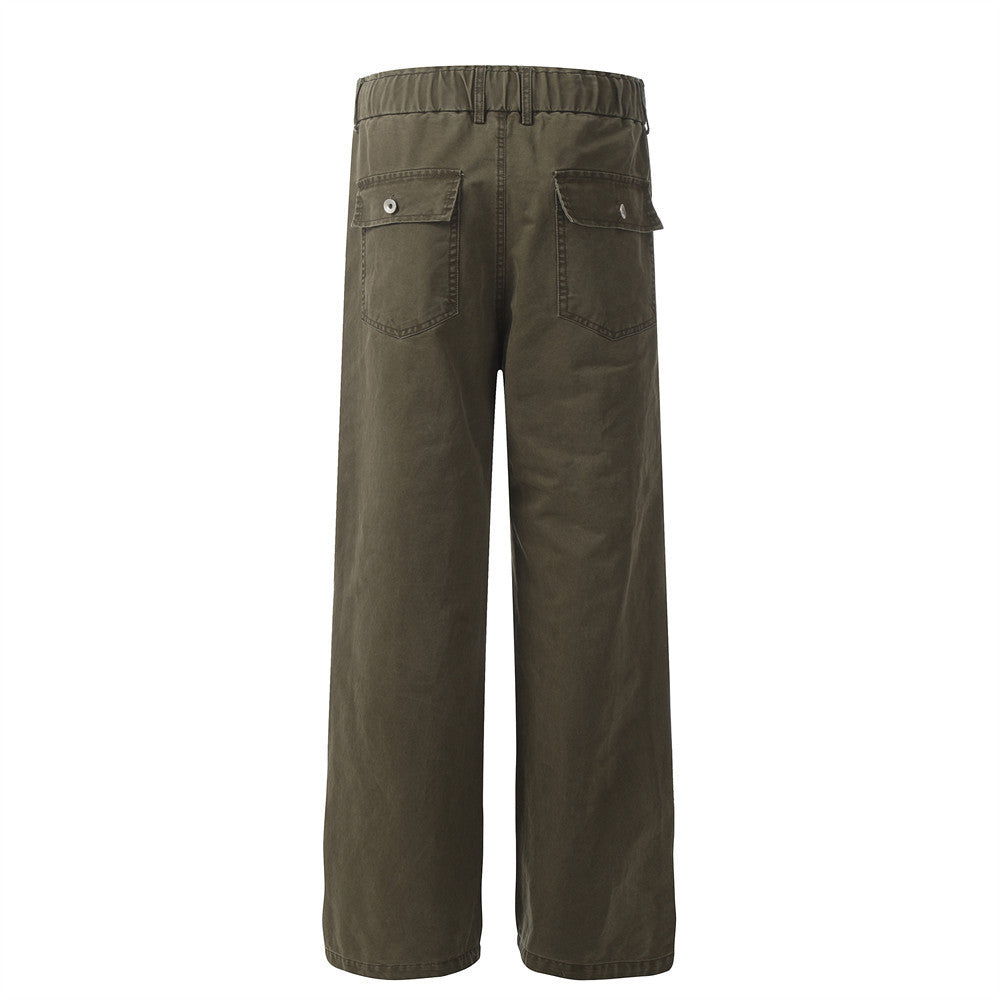 Vintage Crumpled Paratroopers Casual Trousers