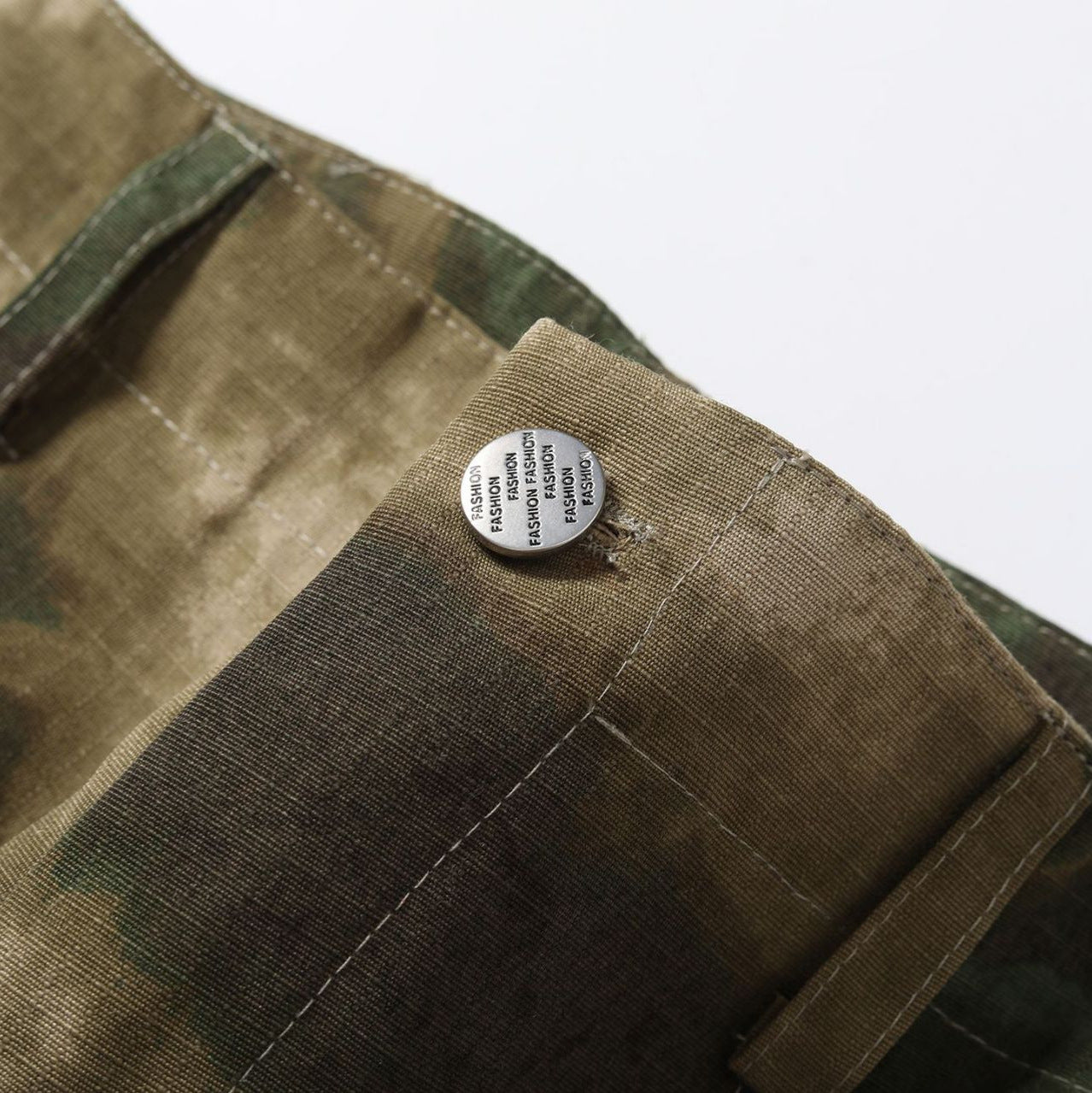 Camouflage Workwear Pocket Casual Trousers