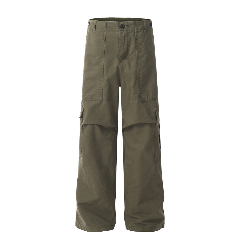 Fashion American Multi-pocket Cargo Pants Men