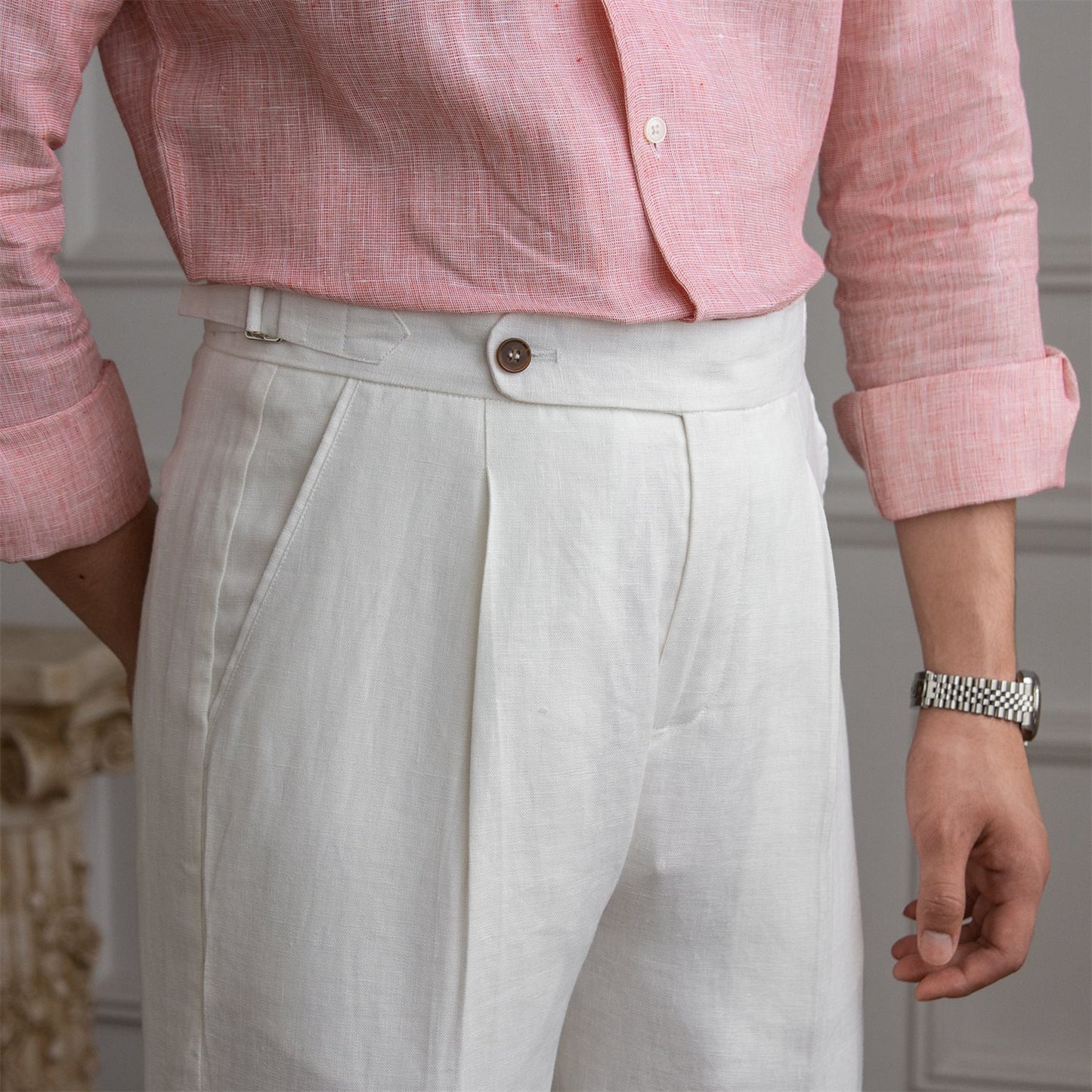 Summer Linen Italian Pants