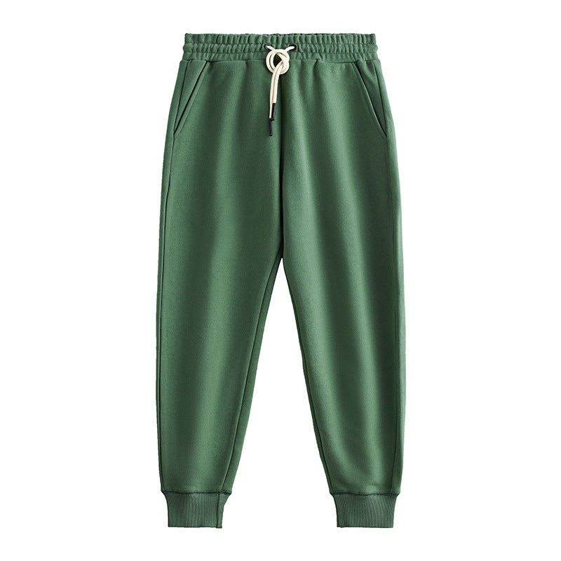 Heavy Beam Foot Thickened Velvet Sweatpants