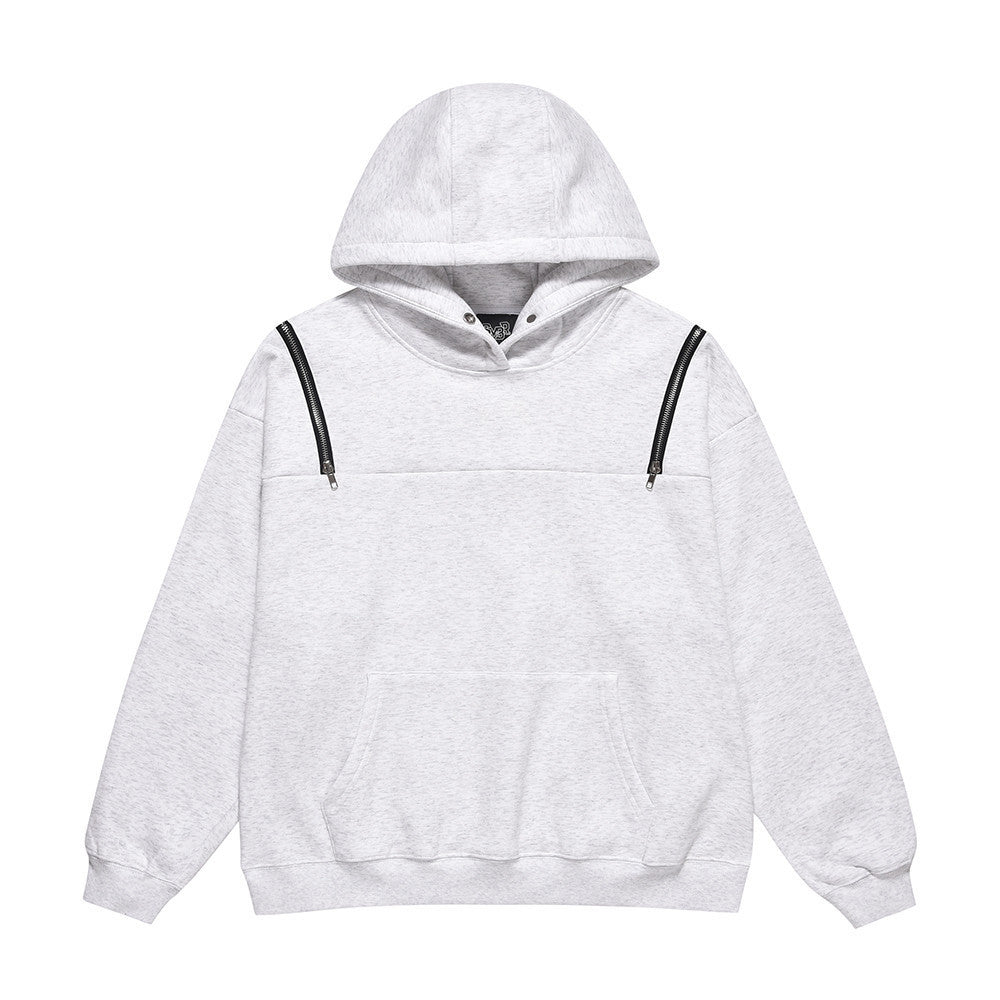 Brushed Hoody Men's Winter Thickened Hooded Pullover