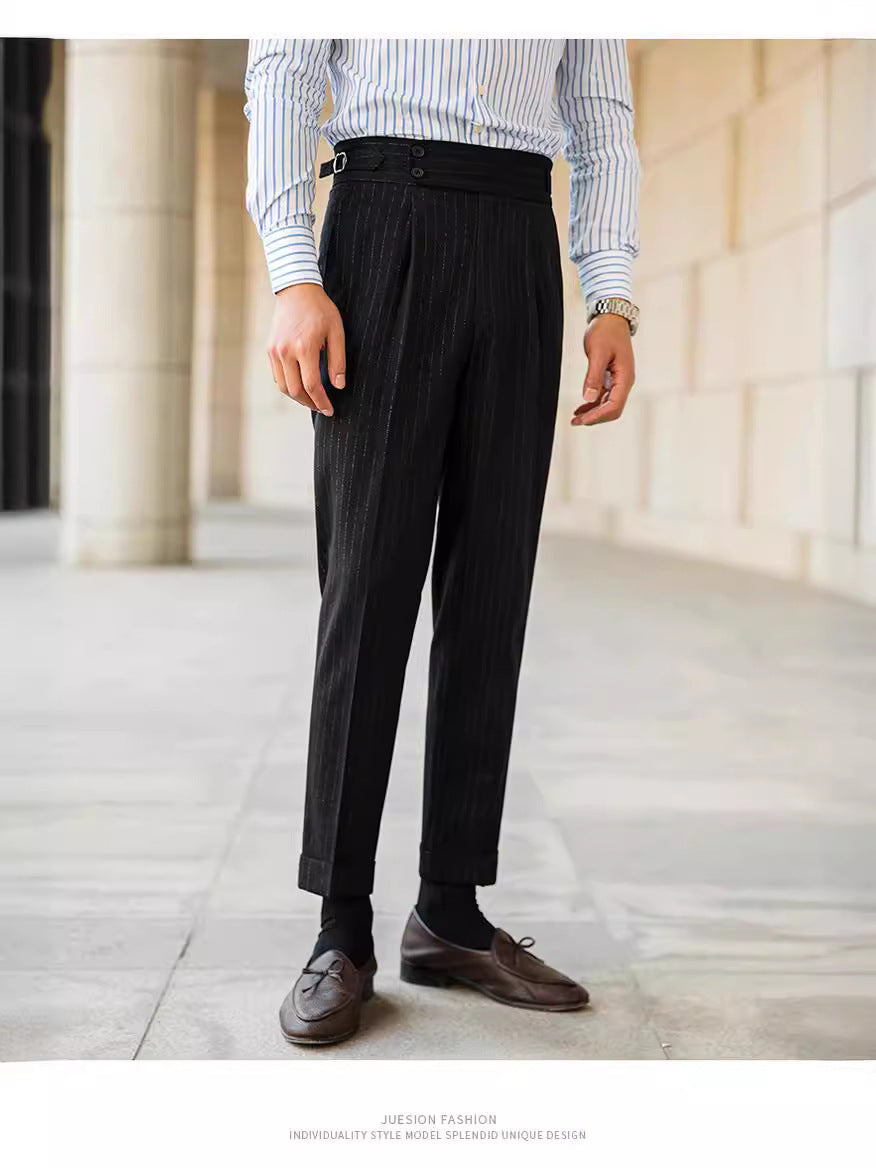 Italian Naples High-waisted Trousers