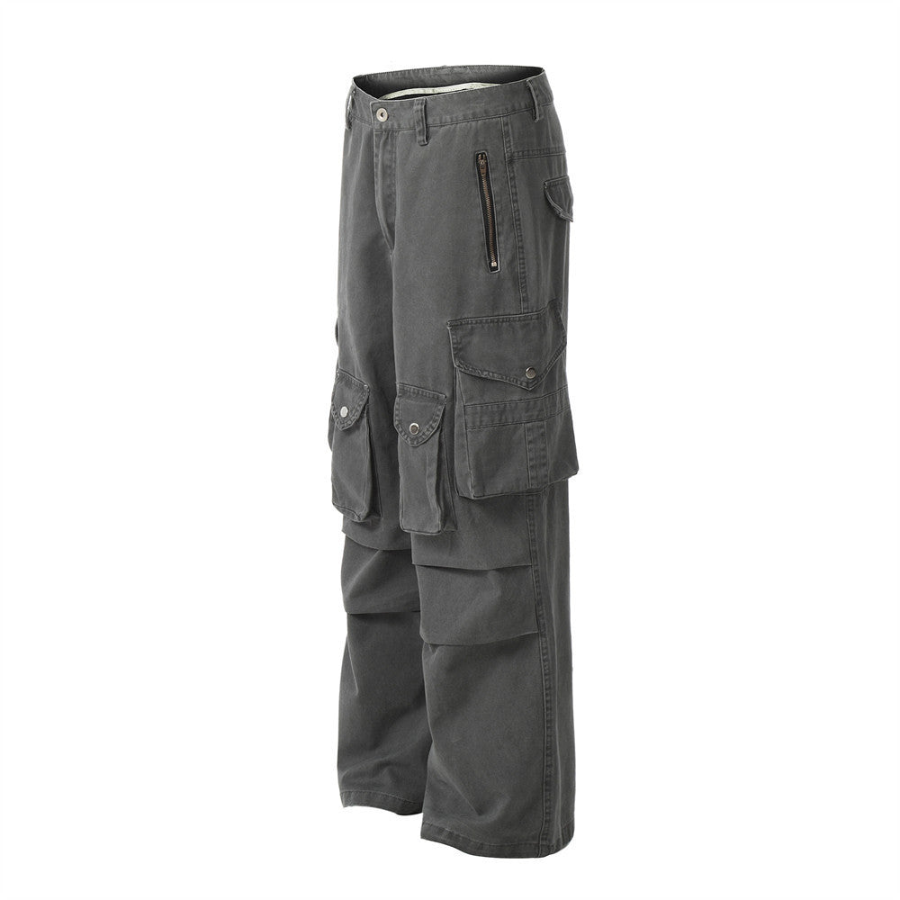 Design Sense Niche Loose Straight-leg Pants