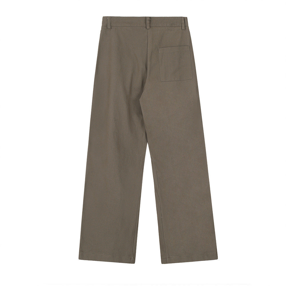 American Retro Design Casual Trousers Men