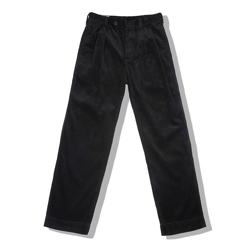 Thick Corduroy Trousers Retro Casual