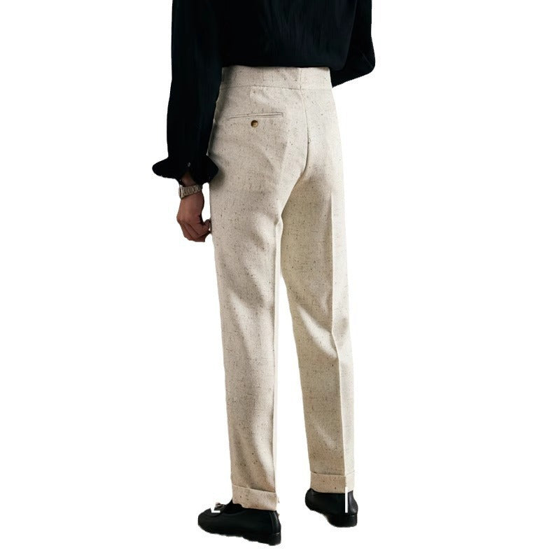 Retro High-grade Straight Casual Trousers