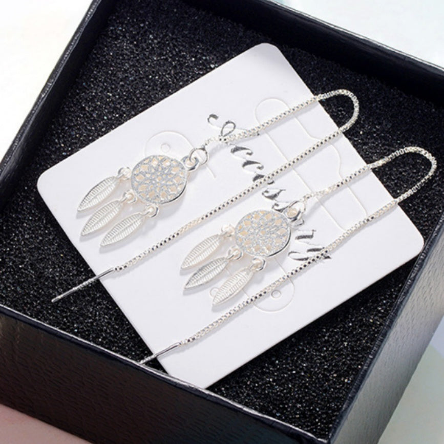 Artistic Dreamcatcher Hollow Pattern Eardrops