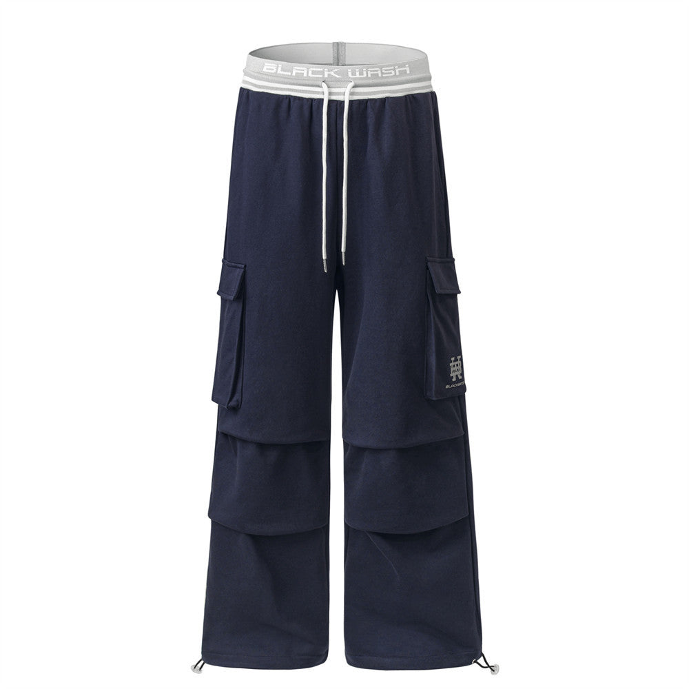 American-style Pleated Casual Sports Pants