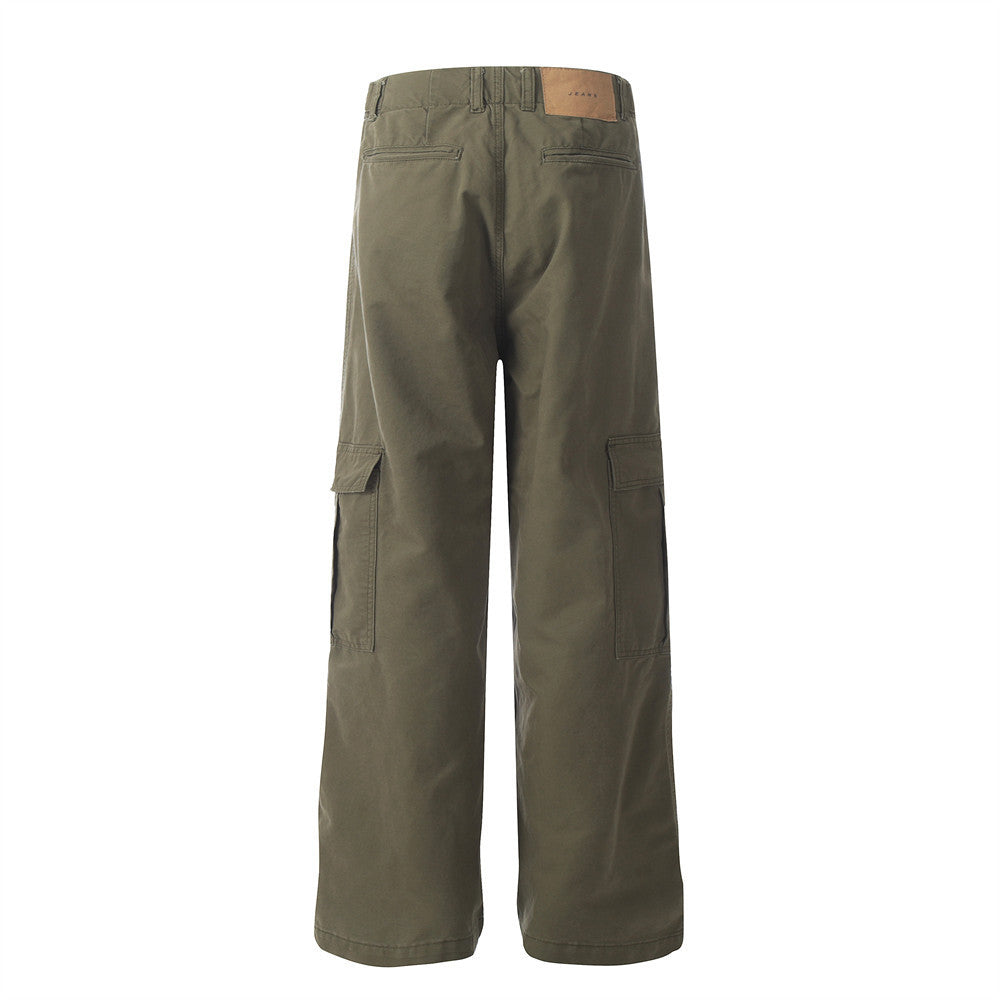 Fashion American Multi-pocket Cargo Pants Men